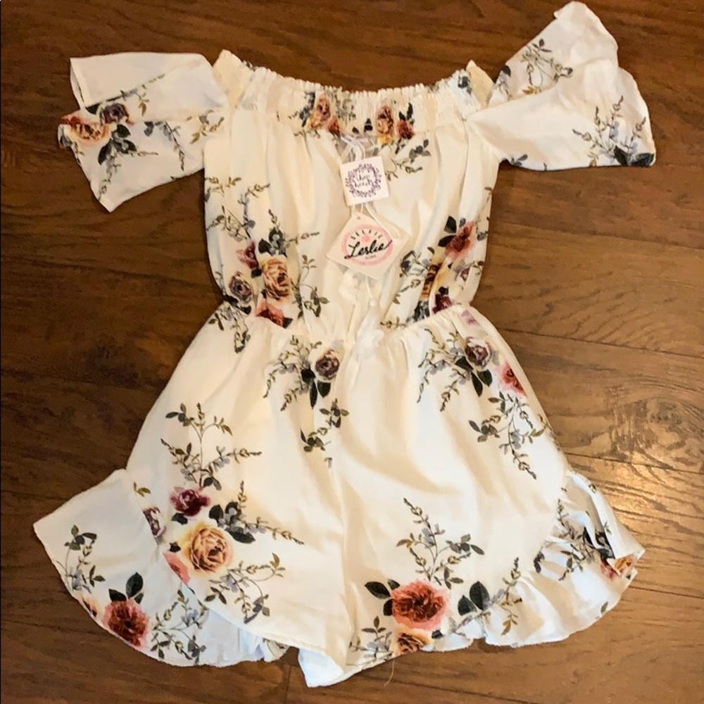 Off the shoulder romper